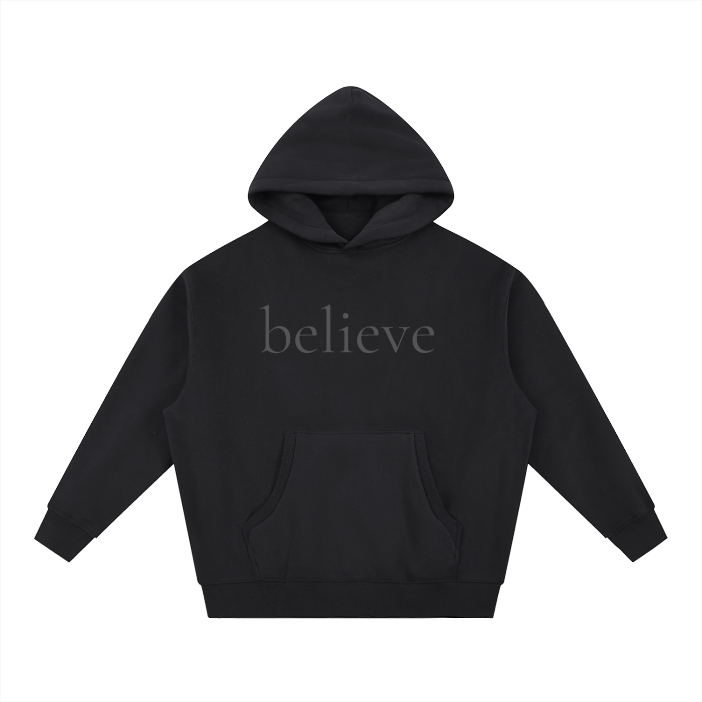 Essential Oversized Boxy Fit Fleece Hoodie